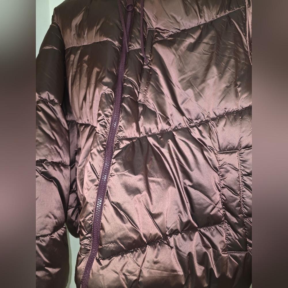 Metallic Puffer Jacket - Picture 4 of 6